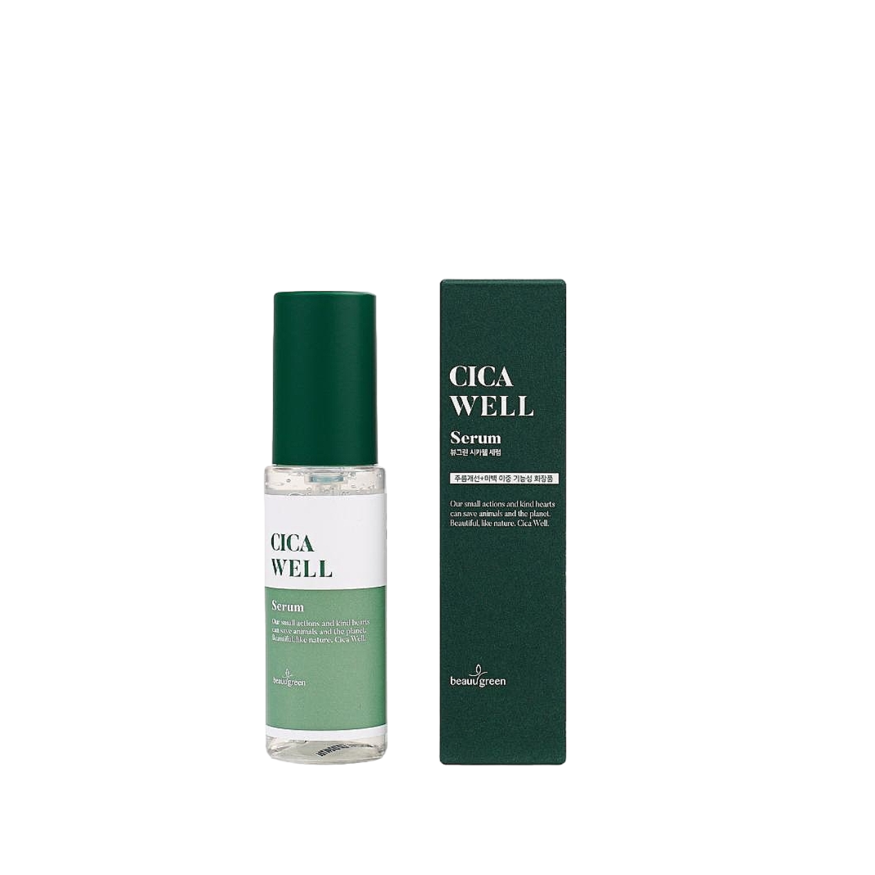 BEAUUGREEN - Cica Well Serum - Apaisement et hydratation intense pour peaux sensibles (50 ml)